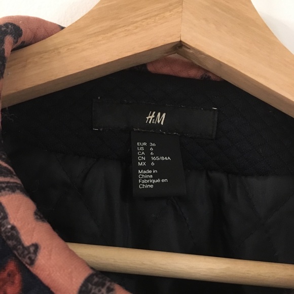 Bombers jacket H&M baroque pattern - Picture 3 of 5